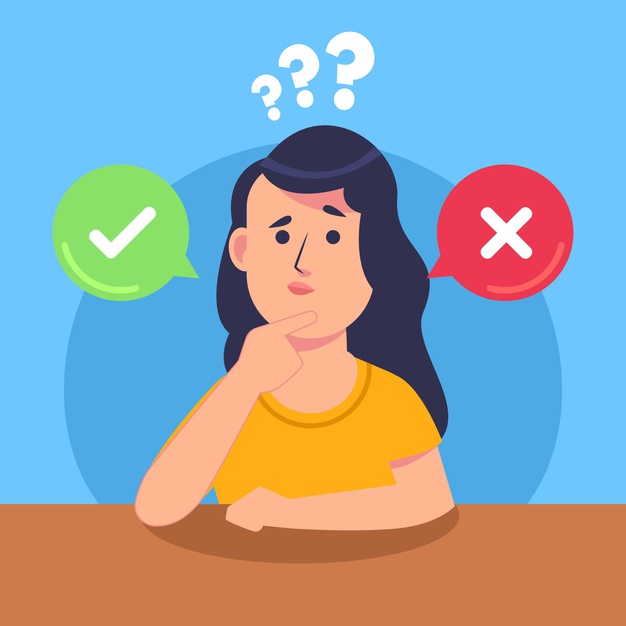 أختبار تحديد أنماط التفكير الخاطئة